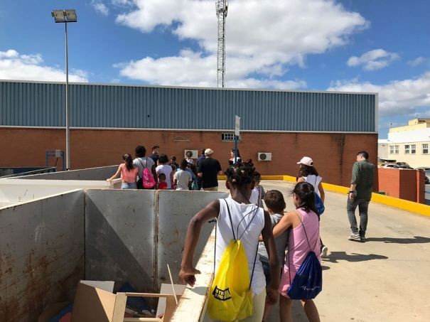 Recibimos la visita de los niños del Centro Social Lazareto